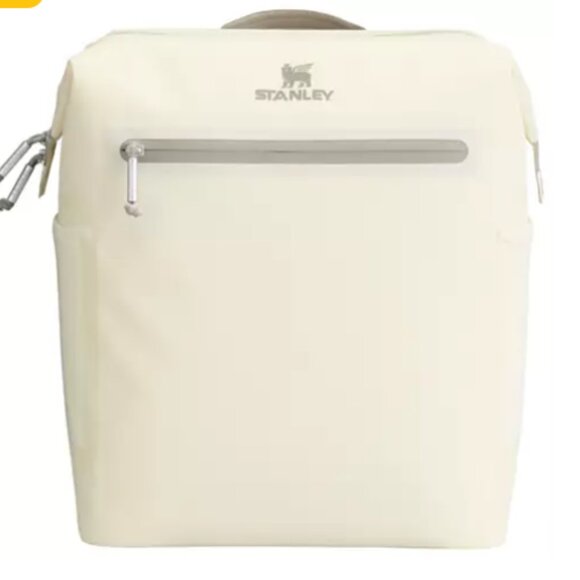 NWT!! Stanley All Day Madeleine Midi Cooler Backpack, water proof, Cream color - Picture 4 of 4